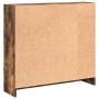 Estantería madera de ingeniería roble ahumado 80x24x76 cm de , Librerías y estanterías - Ref: Foro24-857830, Precio: 43,95 €,...