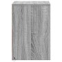 Mesitas de noche luces LED 2 uds madera ingeniería gris Sonoma de , Mesitas de noche - Ref: Foro24-852044, Precio: 97,36 €, D...