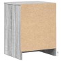 Mesitas de noche luces LED 2 uds madera ingeniería gris Sonoma de , Mesitas de noche - Ref: Foro24-852044, Precio: 97,36 €, D...