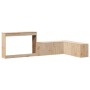 Mueble con escritorio madera maciza pino 232x122x75 cm de , Mesitas de noche - Ref: Foro24-855750, Precio: 180,60 €, Descuent...