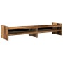 Soporte de pantalla madera ingeniería envejecida 100x27x20 cm | Foro24.es | Tu tienda online para hogar, jardín y más Foro24.es