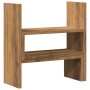Organizador de escritorio ajustable roble artisian 40x17x41 cm de , Bases y elevadores para ordenadores - Ref: Foro24-854768,...
