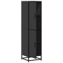 Aparador alto madera de ingeniería y metal 35,5x35x139 cm de , Aparadores - Ref: Foro24-849054, Precio: 106,25 €, Descuento: %