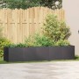 Jardinera de acero laminado en frío negro 200x40x40 cm de , Maceteros y jardineras - Ref: Foro24-860682, Precio: 176,10 €, De...