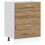 Mueble bajo de cocina “Lyon” roble artesanal