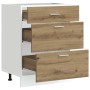 Mueble bajo de cocina “Lyon” roble artesanal