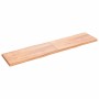 Tablero mesa madera tratada borde natural marrón 220x50x(2-6)cm de , Tableros para mesas - Ref: Foro24-363989, Precio: 118,94...