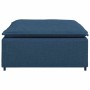 Módulo reposapiés modular para Sofá azul 100x100x48 cm de , Unidades para sofás seccionales - Ref: Foro24-4104484, Precio: 10...