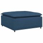 Módulo reposapiés modular para Sofá azul 100x100x48 cm de , Unidades para sofás seccionales - Ref: Foro24-4104484, Precio: 10...