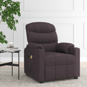 Sillón de masaje eléctrico tela marrón oscuro de , Sillones de masaje eléctricos - Ref: Foro24-3143508, Precio: 247,25 €