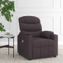 Sillón de masaje eléctrico tela marrón oscuro de , Sillones de masaje eléctricos - Ref: Foro24-3143508, Precio: 247,25 €