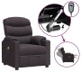 Sillón de masaje eléctrico tela marrón oscuro de , Sillones de masaje eléctricos - Ref: Foro24-3143508, Precio: 247,25 €