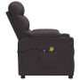 Sillón de masaje eléctrico tela marrón oscuro de , Sillones de masaje eléctricos - Ref: Foro24-3143508, Precio: 247,25 €