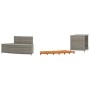 Borde bañera hidromasaje madera acacia y ratán sintético gris de , Accesorios para piscinas y spa - Ref: Foro24-362258, Preci...