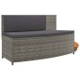 Borde bañera hidromasaje madera acacia y ratán sintético gris de , Accesorios para piscinas y spa - Ref: Foro24-362258, Preci...