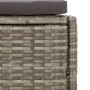 Borde bañera hidromasaje madera acacia y ratán sintético gris de , Accesorios para piscinas y spa - Ref: Foro24-362258, Preci...