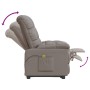 Sillón de masaje reclinable de tela gris taupé de , Sillones de masaje eléctricos - Ref: Foro24-289814, Precio: 236,01 €