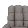 Sillón de masaje reclinable de tela gris taupé de , Sillones de masaje eléctricos - Ref: Foro24-289814, Precio: 236,01 €