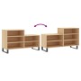 Mueble zapatero madera contrachapada roble Sonoma 102x36x60 cm de , Zapateros y organizadores de calzado - Ref: Foro24-831399...