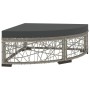 Set de sofás de jardín 6 piezas y cojines ratán sintético gris de , Conjuntos de jardín - Ref: Foro24-46807, Precio: 515,17 €