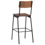 Conjunto de mesa alta con taburetes 3 piezas acero negro de , muebles para cocinas y comedores - Ref: Foro24-276847, Precio: ...
