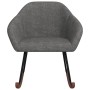 Silla mecedora de tela gris oscura de , Mecedoras - Ref: Foro24-330533, Precio: 95,88 €, Descuento: %