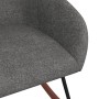 Silla mecedora de tela gris oscura de , Mecedoras - Ref: Foro24-330533, Precio: 95,88 €, Descuento: %