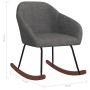 Silla mecedora de tela gris oscura de , Mecedoras - Ref: Foro24-330533, Precio: 95,88 €, Descuento: %