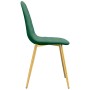 Sillas de comedor 4 unidades terciopelo verde oscuro de , Sillas de comedor - Ref: Foro24-325681, Precio: 231,01 €, Descuento: %