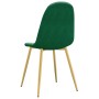 Sillas de comedor 4 unidades terciopelo verde oscuro de , Sillas de comedor - Ref: Foro24-325681, Precio: 231,01 €, Descuento: %