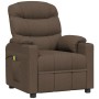 Sillón de masaje eléctrico tela marrón de , Sillones de masaje eléctricos - Ref: Foro24-348086, Precio: 204,77 €
