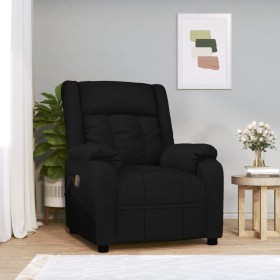 Sillón de masaje de tela negro de , Sillones de masaje eléctricos - Ref: Foro24-348122, Precio: 195,14 €