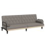 Sofá cama con reposabrazos tela gris taupe de , Sofás - Ref: Foro24-351942, Precio: 267,07 €
