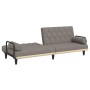 Sofá cama con reposabrazos tela gris taupe de , Sofás - Ref: Foro24-351942, Precio: 267,07 €