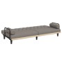 Sofá cama con reposabrazos tela gris taupe de , Sofás - Ref: Foro24-351942, Precio: 267,07 €