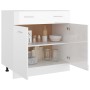 Armario inferior “Lyon” madera ingeniería blanco brillo de , Armarios de cocina - Ref: Foro24-801241, Precio: 140,72 €, Descu...