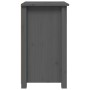 Mesita de noche madera maciza de pino gris 40x35x61,5 cm de , Mesitas de noche - Ref: Foro24-813703, Precio: 69,76 €, Descuen...