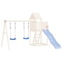 Columpios con cuerdas 2 unidades polietileno azul 37x15 cm de , Columpios y estructuras de juegos - Ref: Foro24-91699, Precio...