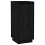 Sideboard 2 Stück Massivholz Kiefer schwarz 31,5x34x75 cm von vidaXL, Sideboards - Ref: Foro24-813359, Preis: 80,33 €, Rabatt: %