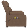 Sillón de masaje eléctrico tela marrón de , Sillones de masaje eléctricos - Ref: Foro24-3143583, Precio: 234,75 €