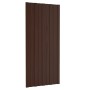 Panel de tejado acero galvanizado marrón 12 unidades 100x45 cm de vidaXL, Techo - Ref: Foro24-317217, Precio: 69,19 €, Descue...