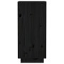 Sideboard 2 Stück Massivholz Kiefer schwarz 31,5x34x75 cm von vidaXL, Sideboards - Ref: Foro24-813359, Preis: 81,12 €, Rabatt: %