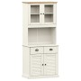 Aparador alto VIGO madera maciza de pino blanco 78x40x175 cm de , Aparadores - Ref: Foro24-3188302, Precio: 309,12 €, Descuen...