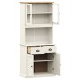 Aparador alto VIGO madera maciza de pino blanco 78x40x175 cm de , Aparadores - Ref: Foro24-3188302, Precio: 309,12 €, Descuen...