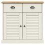 Aparador alto VIGO madera maciza de pino blanco 78x40x175 cm de , Aparadores - Ref: Foro24-3188302, Precio: 309,12 €, Descuen...