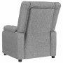 Sillón reclinable de tela gris claro de , Sillones - Ref: Foro24-348108, Precio: 178,63 €, Descuento: %