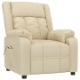 Sillón de masaje de tela color crema de , Sillones de masaje eléctricos - Ref: Foro24-348129, Precio: 195,08 €, Descuento: %