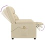 Sillón de masaje de tela color crema de , Sillones de masaje eléctricos - Ref: Foro24-348129, Precio: 195,08 €, Descuento: %