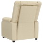 Sillón de masaje de tela color crema de , Sillones de masaje eléctricos - Ref: Foro24-348129, Precio: 195,08 €, Descuento: %