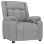Sillón de masaje tela gris claro de , Sillones de masaje eléctricos - Ref: Foro24-348120, Precio: 195,14 €